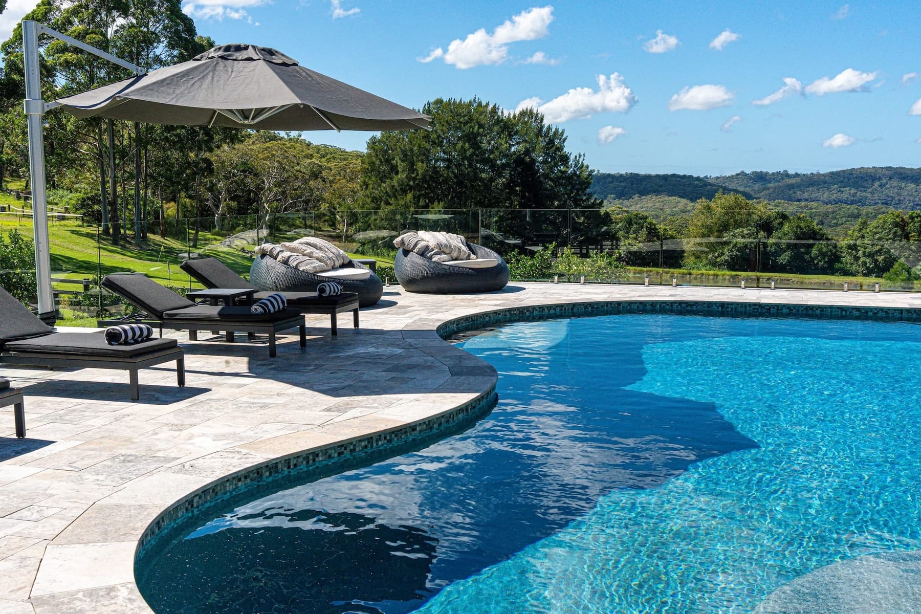The Equilibrium Pools team on site during a pool construction in Sydney.